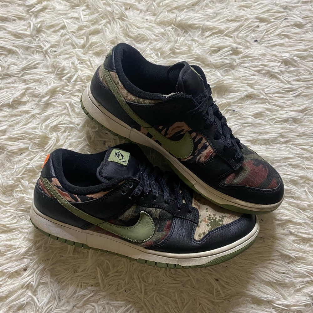 Nike dunk low crazy camo sz 10.5